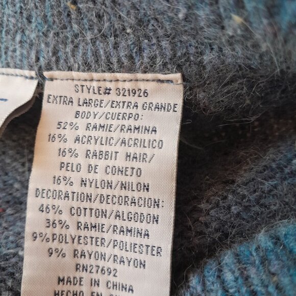 Vintage Womens Embroidered Patchwork Holiday 3D Christmas Zip Size XL Cardigan - Picture 10 of 12